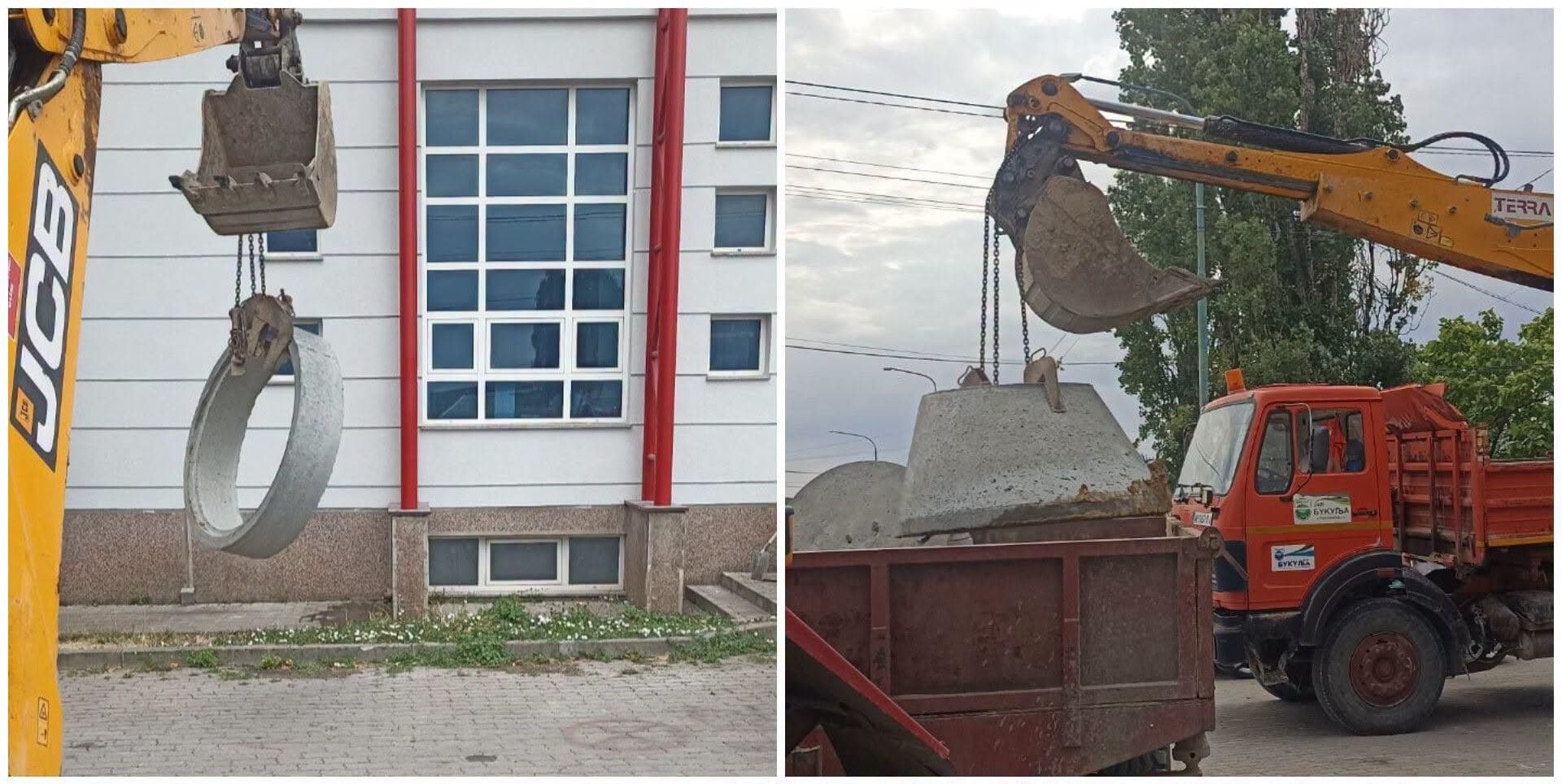 Радови на реконструкцији канализационе мреже у Улици цара Душана